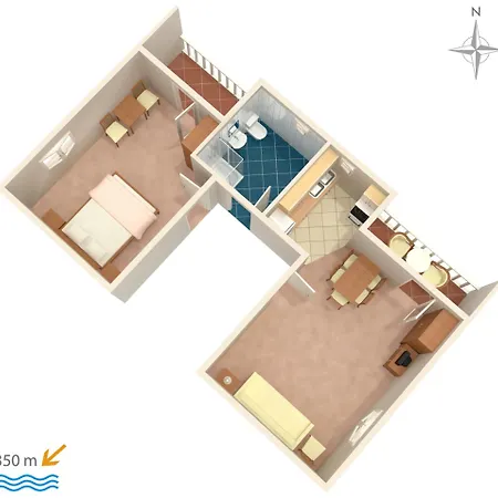 With Parking Space Biograd Na Moru, Biograd - 859 Appartamento Biograd Na Moru